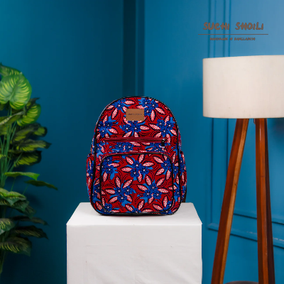 Picture of Garden Flower Corduroy Fabric Aboni Backpack