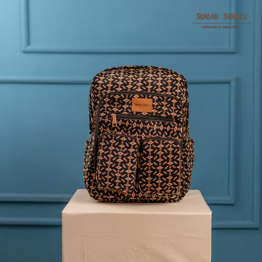 Picture of Tribal Weave Corduroy Fabric Nandita Backpack