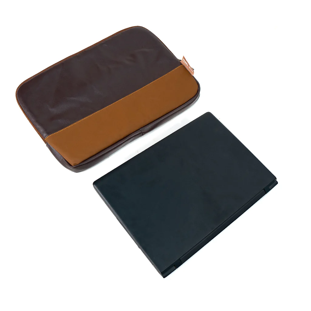 Picture of New Chocolate Leather Laptop Sleeve