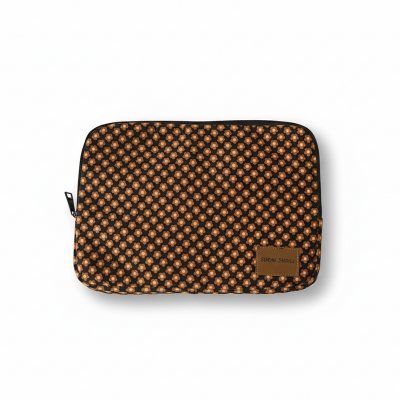 Picture of Vintage Flower  Corduroy Fabric Laptop Sleeve