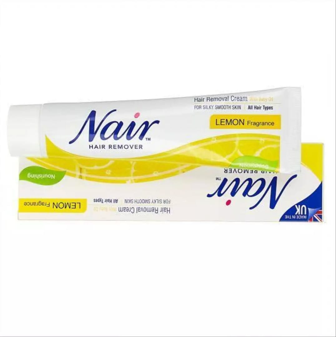 Picture of International UK product unwanted Hair removal cream Nair lemon fragrance used for male/ female - 110 ml