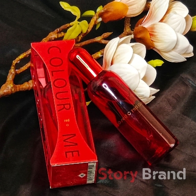 Picture of International UAE product Body perfume party scent Colour Me Red Used for female - 100 ml