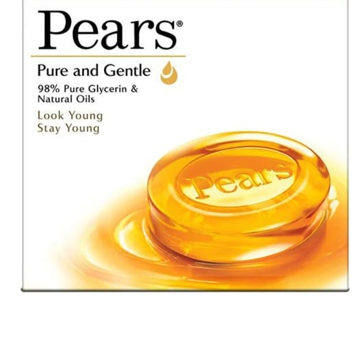 Picture of International UK product Pears Gentle Soap with Natural Oils - 125gm (England)