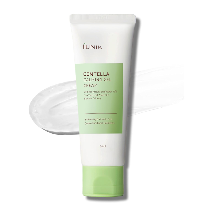 Picture of Centella 70% Calming Gel Cream Vegan Non-Sticky Moisturizing Blemish Care w/Centella Asiatica Tea Tree 10% Soothes Acne Rosacea Oily & Sensitive Skin Korean Skincare