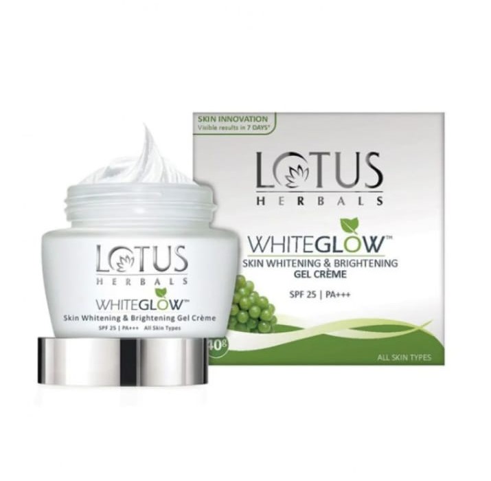 Picture of International Indian product Skin care Lotus White Glow Gel Cream Used for male/female - 35 gm