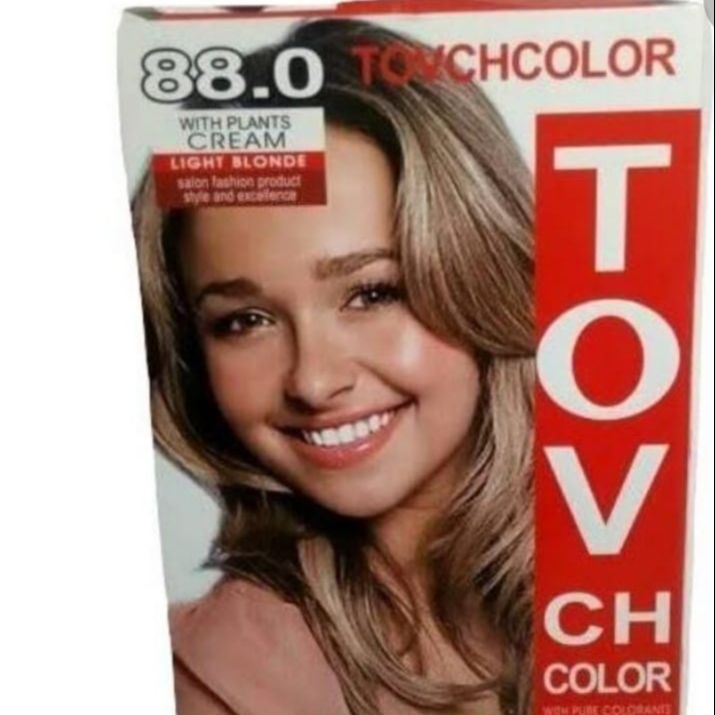 Picture of International Hair styling China product TOVCHCOLOR hair color used for male / female shade no 88.0 - 80 ml X 2