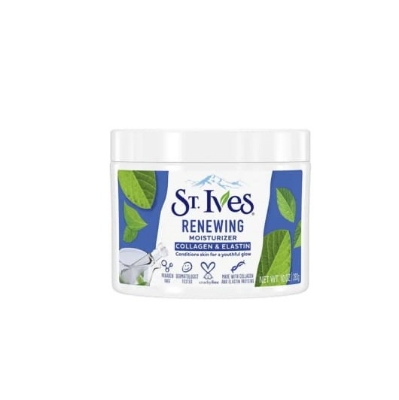 Picture of International France product St Ives cream Renewing collagen Elastin facial moisturizer - 283 GM