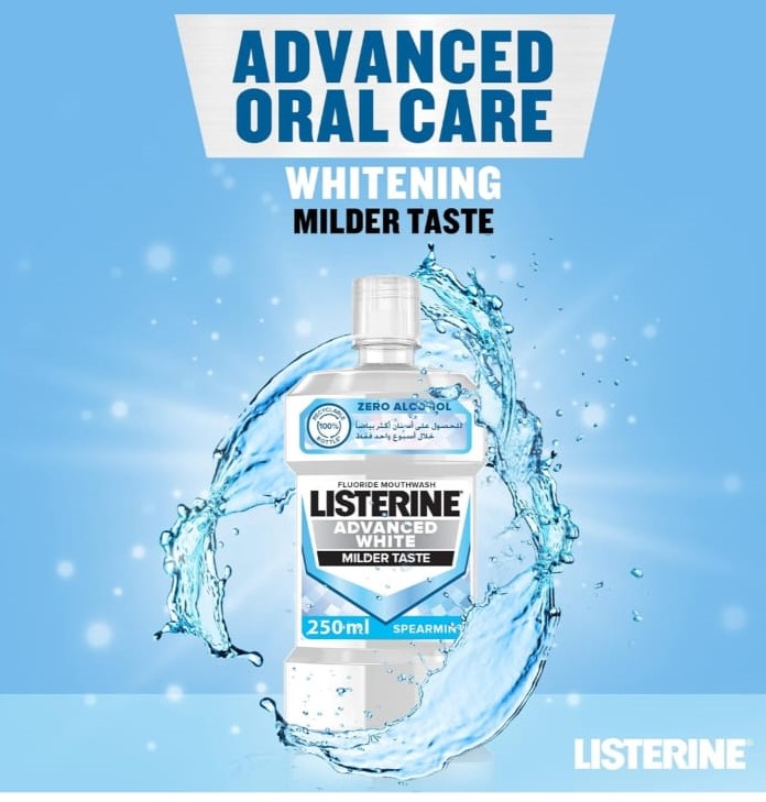 Picture of International Germany Product LISTERINE Advanced White Milder Taste Mouthwash​-250ml