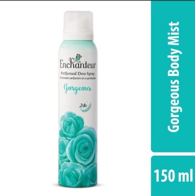 Picture of International Malaysian product Enchanteur Gorgeous Body Spray used for male/female - 150 ml