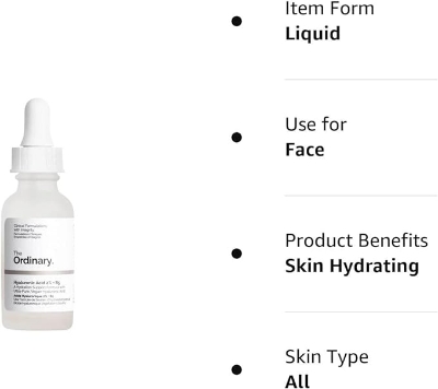 Picture of International Korean Product THE ORDINARY Hyaluronic Acid 2% + B5 Liquid-30ml