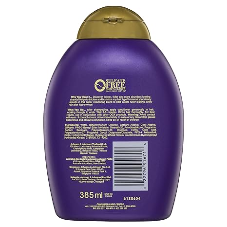 Picture of International European product Hair care Ogx thick & Full +Biotin & Collagen Conditioner used for male/ female - 385 ml
