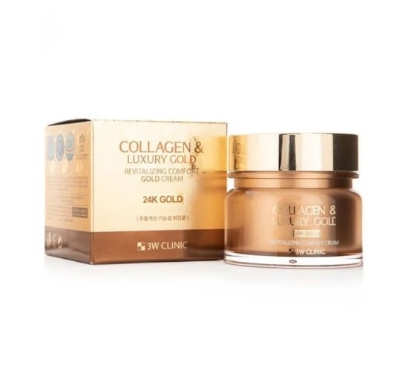 Picture of International Korean Product 3W Clinic Collagen & Luxury Gold 24K Gold Cream-100gm