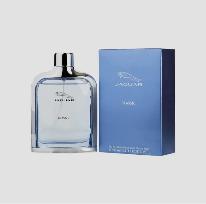 Picture of International France product Body perfume party scent Jagur Classic Blue used for male - 100 ml