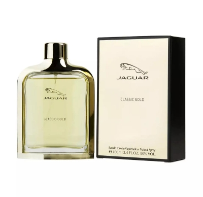 Picture of International France product Body perfume party scent Jagur Classic Gold used for male - 100 ml