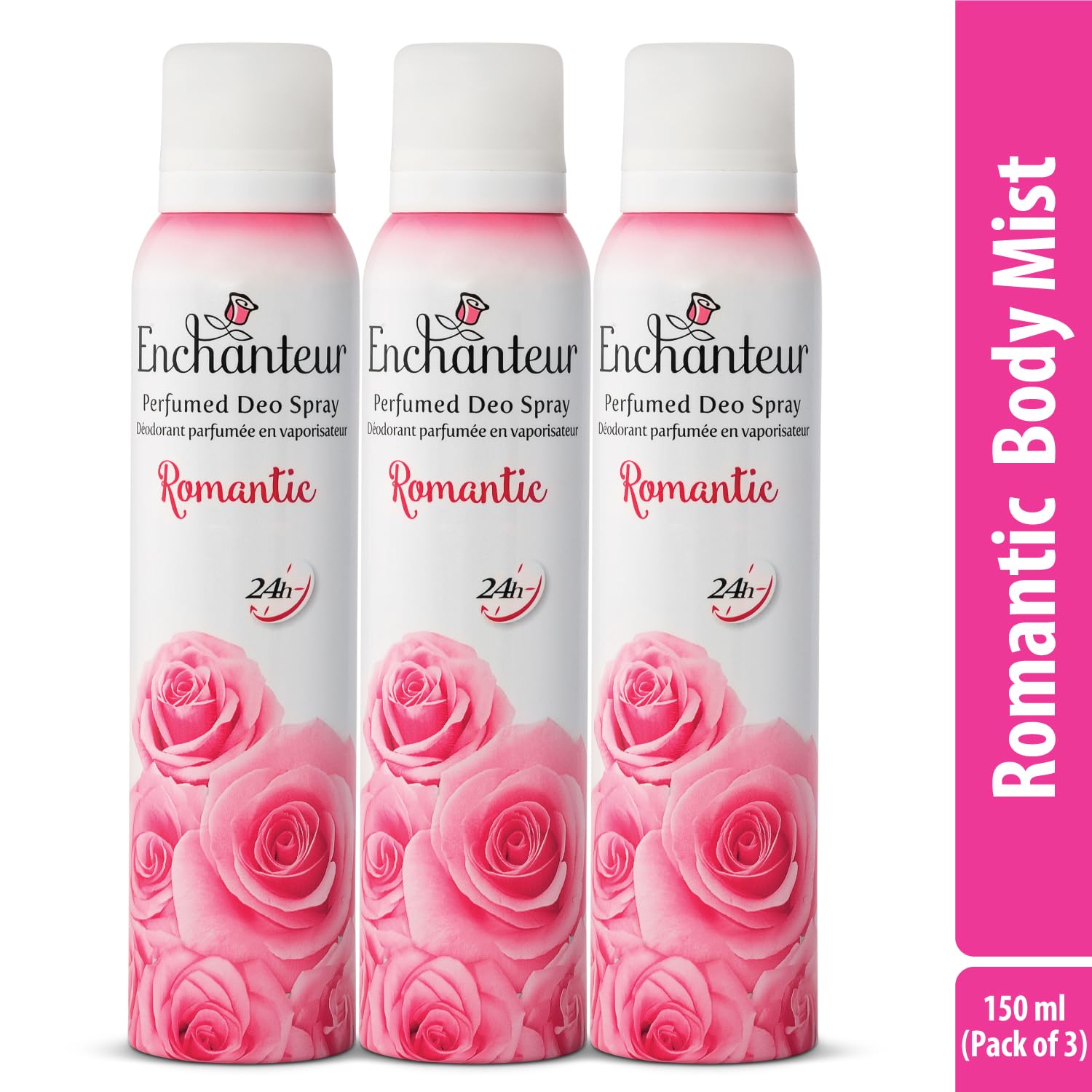 Picture of International Malaysian product Enchanter Ramantic Body Spray used for male/female - 150 ml
