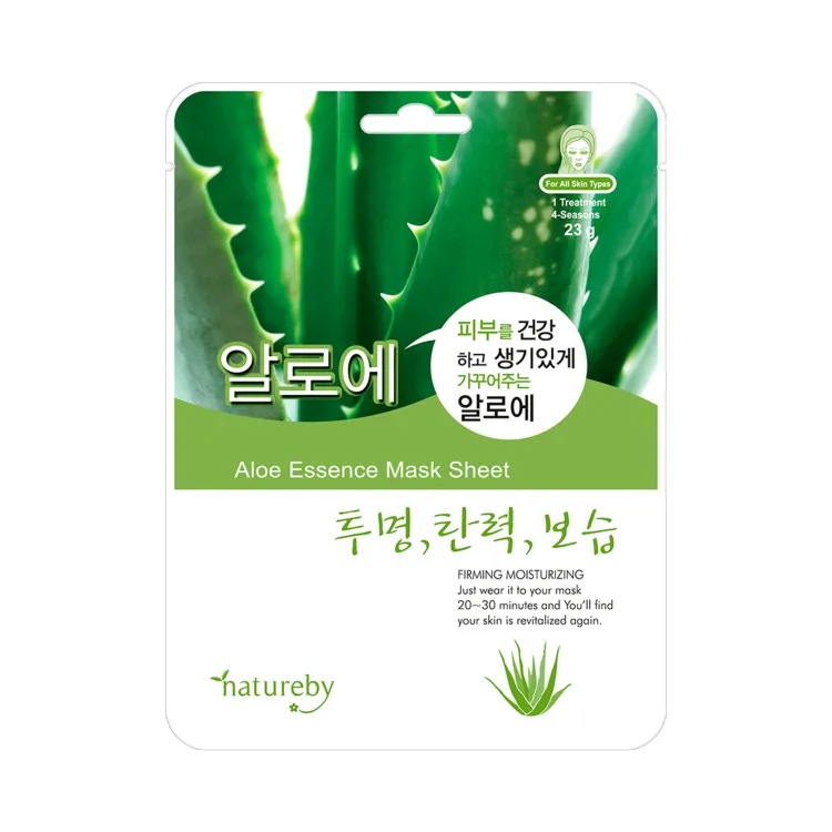 Picture of International Korean Product Skin care Natureby Aloe Essences mask sheet 10 piece used for male/female - 230 gm