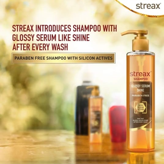 Picture of International Indian Product Streax Glossy Serum Shine Shampoo, 240 ml
