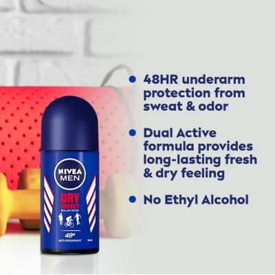 Picture of Nivea Men Dry Impact Deodorant Roll On-50ml