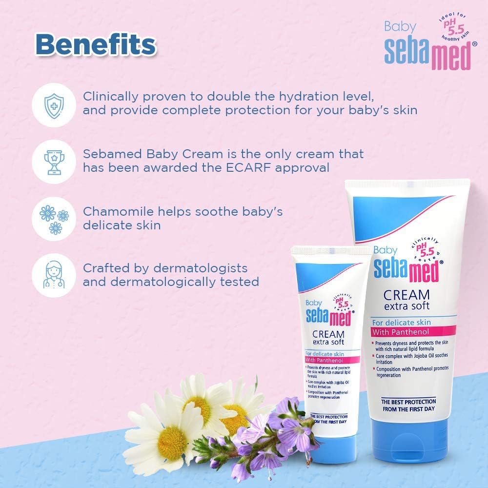 Picture of International Germany Product SEBAMED Baby Cream, Extra Soft - 200ml