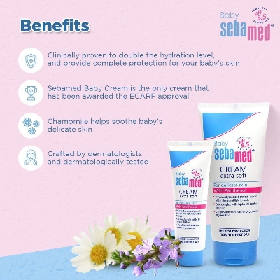 Picture of International Germany Product SEBAMED Baby Cream, Extra Soft - 200ml