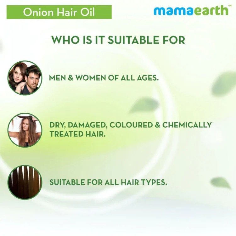 Picture of International Indian Product Mamaearth onion hair oil for hair regrowth & hair fall control with redensyl (100ml)