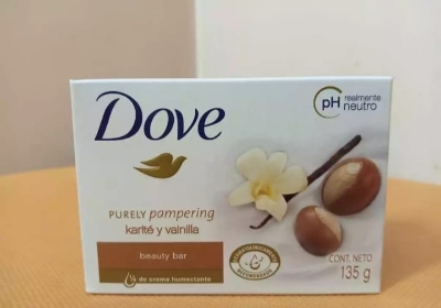 Picture of International Europe Country product skin care Body Soap Dov Vainilla used for male/female - 135 gm