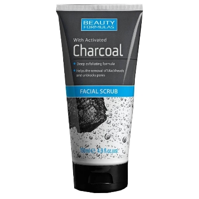 Picture of International UK Product Bauty Formulas Charcoal Facial Scrub, 150ml