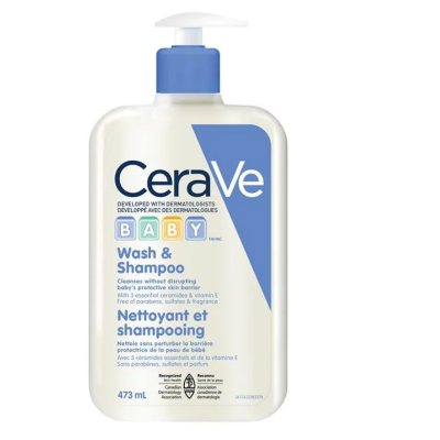 Picture of Baby Wash & Shampoo, Fragrance, Paraben, & Sulfate Free Shampoo for Tear-Free Baby Bath Time