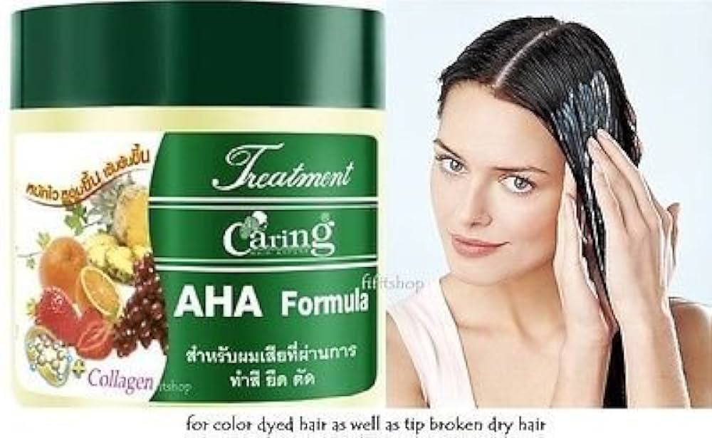 Picture of International Thailand product Hair Treatment hair care formula caring AHA Formula used for male / female - 250 gm
