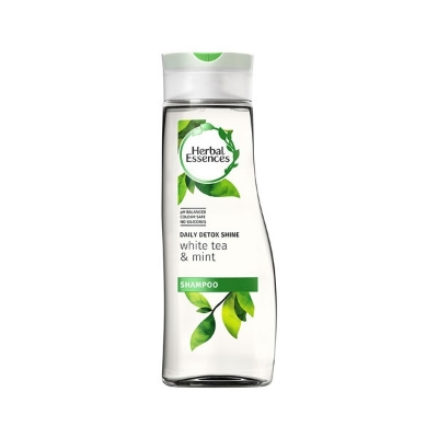 Picture of International Thailand product hair care Herbal Essence DAILY DETOX SHINE white tea and mint shampoo used for male/ female - 400 ml