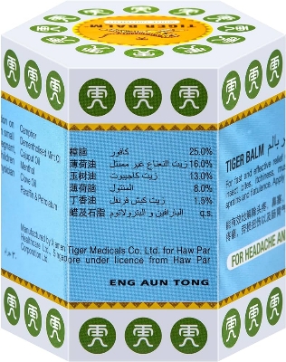 Picture of Tiger Balm White Ointment for cold and Headache (Singapore) - 30gm