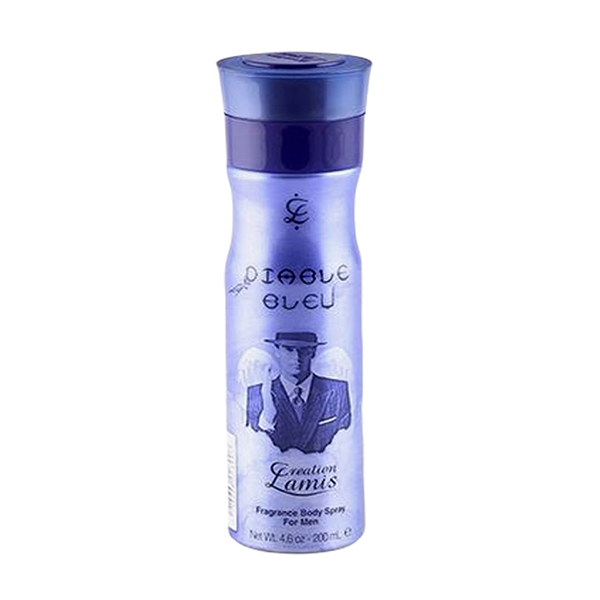 Picture of International UAE product Body Spray Creation Lamis Diable Blue used for male - 200 ml