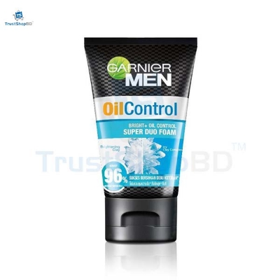 Picture of International European product Skin care Men Turbolight Oil Control whitening super duo foam face wash used for male - 100 ml