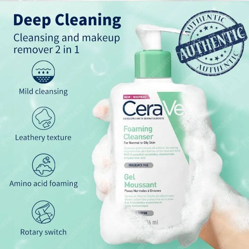 Picture of International USA Product CeraVe Foaming Cleanser For Normal To Oily Skin 236ml