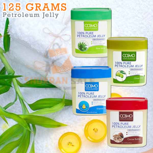 Picture of International Dubai Product cosmo cosmetics 100% Pure Petroleum Jelly Vitamin E-125ml