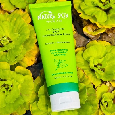 Picture of International Korean Product Nature Skin Jeju Green Tea CICA Hydrating Facial Foam 152 mL