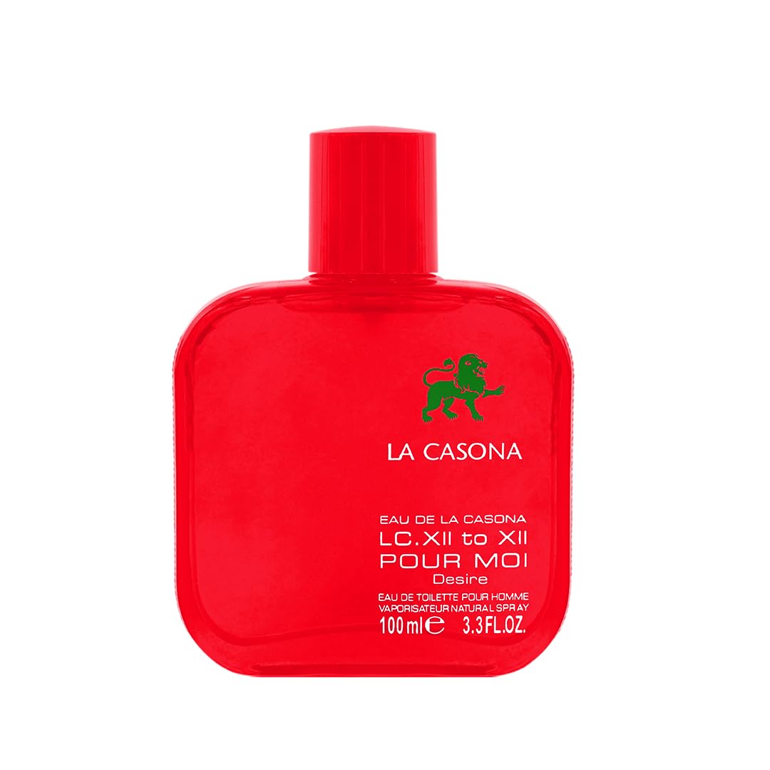 Picture of La Casona Eau de Toilette Pour Homme  Perfume for Men Woman Red 100ml