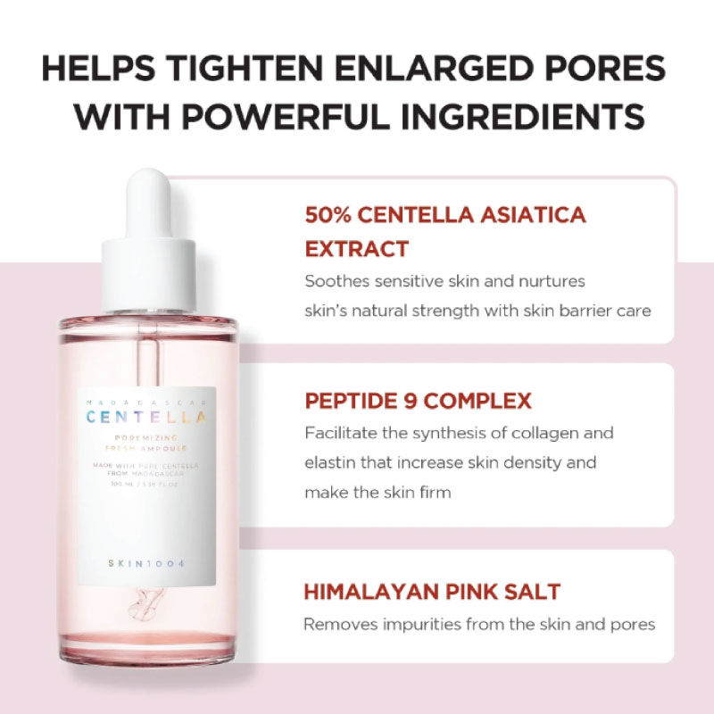 Picture of SKIN1004 MADAGASCAR CENTELLA POREMIZING FRESH AMPOULE 100ML