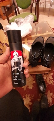 Picture of Liquid shoe shiner best liquid shoe polish shoe shiner black for Brightness
