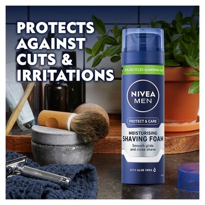 Picture of NIVEA MEN Shaving Foam Protect & Care Aloe Vera, 200ml