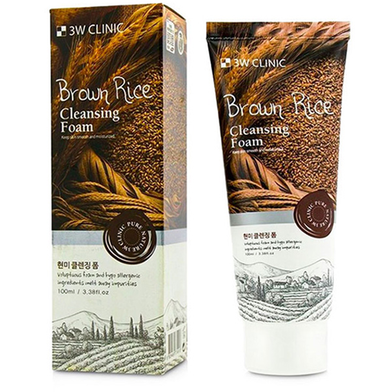 Picture of 3w Clinic Brown Rice Foam Cleansing - 100ml