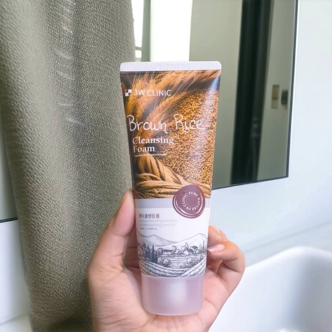 Picture of 3w Clinic Brown Rice Foam Cleansing - 100ml