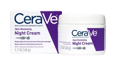 Picture of Cerave Skin Renewing Night Cream, Peptide Complex, 1.7 oz/48 g