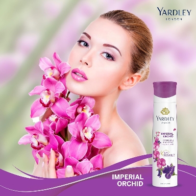 Picture of Yardley London Imperial Orchid Body Spray For Women, 150 ml
