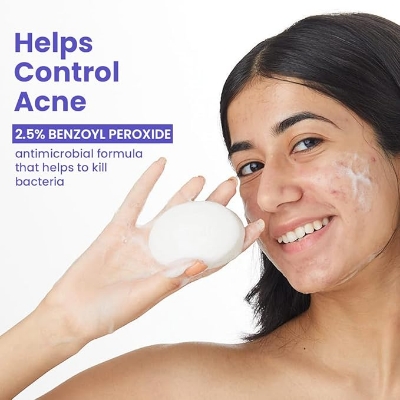 Picture of Acnestar 2.5Percent Benzoyl Peroxide Soap 75 gm