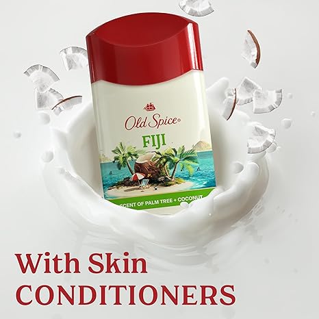 Picture of Old Spice Invisible Solid Antiperspirant Deodorant for Men Fiji with Palm Tree Scent Inspired by Nature 73gm
