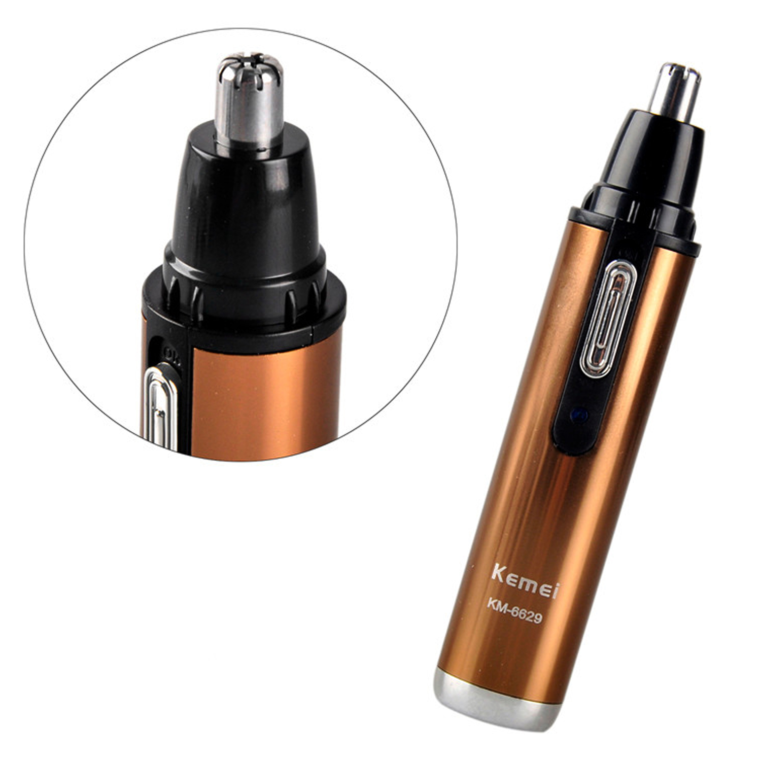 Picture of Kemei 2 in 1 Nose & Ear Hair Trimmer For Men – 6629