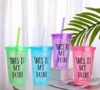 Picture of 1 PCS Plastic Sipper Soft Drinks Bottle 500ml