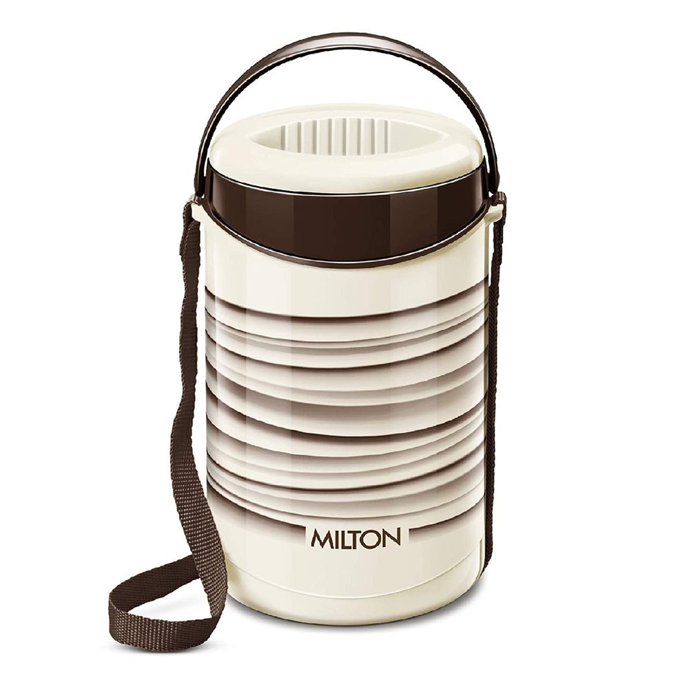 Picture of MILTON New Econa 4 Stainless Steel Tiffin Box, Set of 4, Ivory