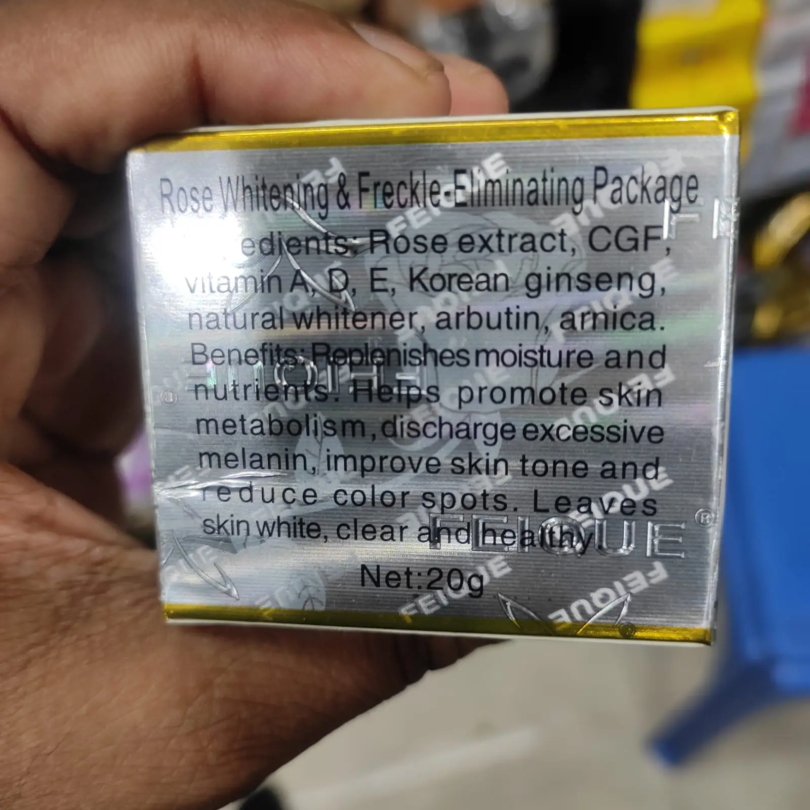 Picture of FEIQUE Rose Purifying Nutrient Anti-Freckle Cream 20gm